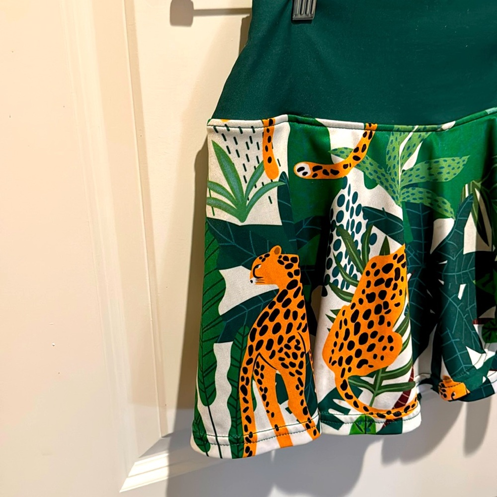 FAYE +FLORIE Holly Black Jungle Skirt M